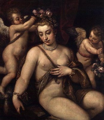 Venüs ve Kerubiler by Francesco Montemezzano
