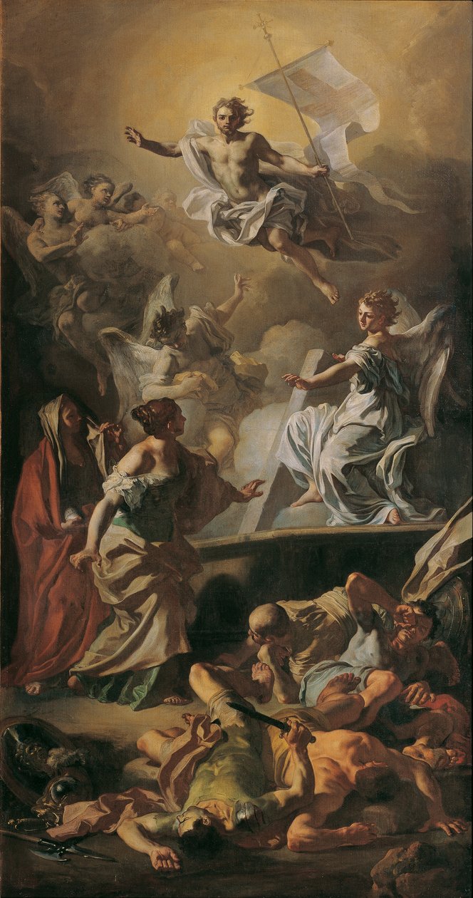İsa'nın dirilişi by Francesco Solimena