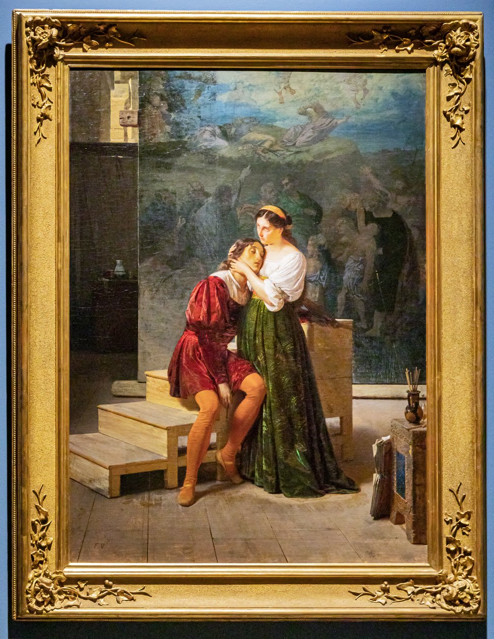 Raphael ve Fornarina by Francesco Valaperta