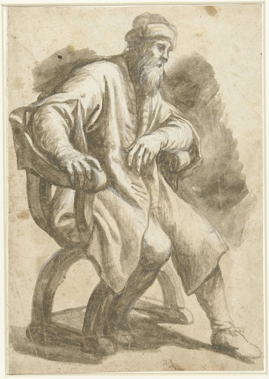 Koltukta oturan adam by Francesco Vanni