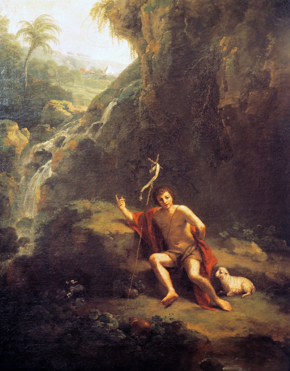 Vaftizci Yahya ile manzara by Francesco Zuccarelli