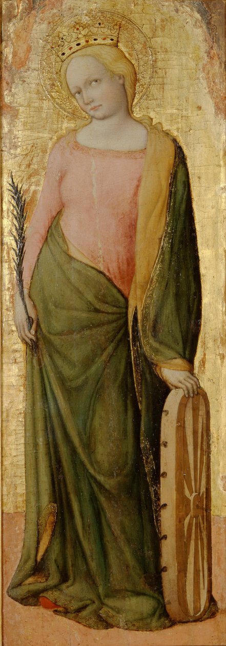 İskenderiyeli Aziz Catherine, c1443-1468 by Francesco de Franceschi