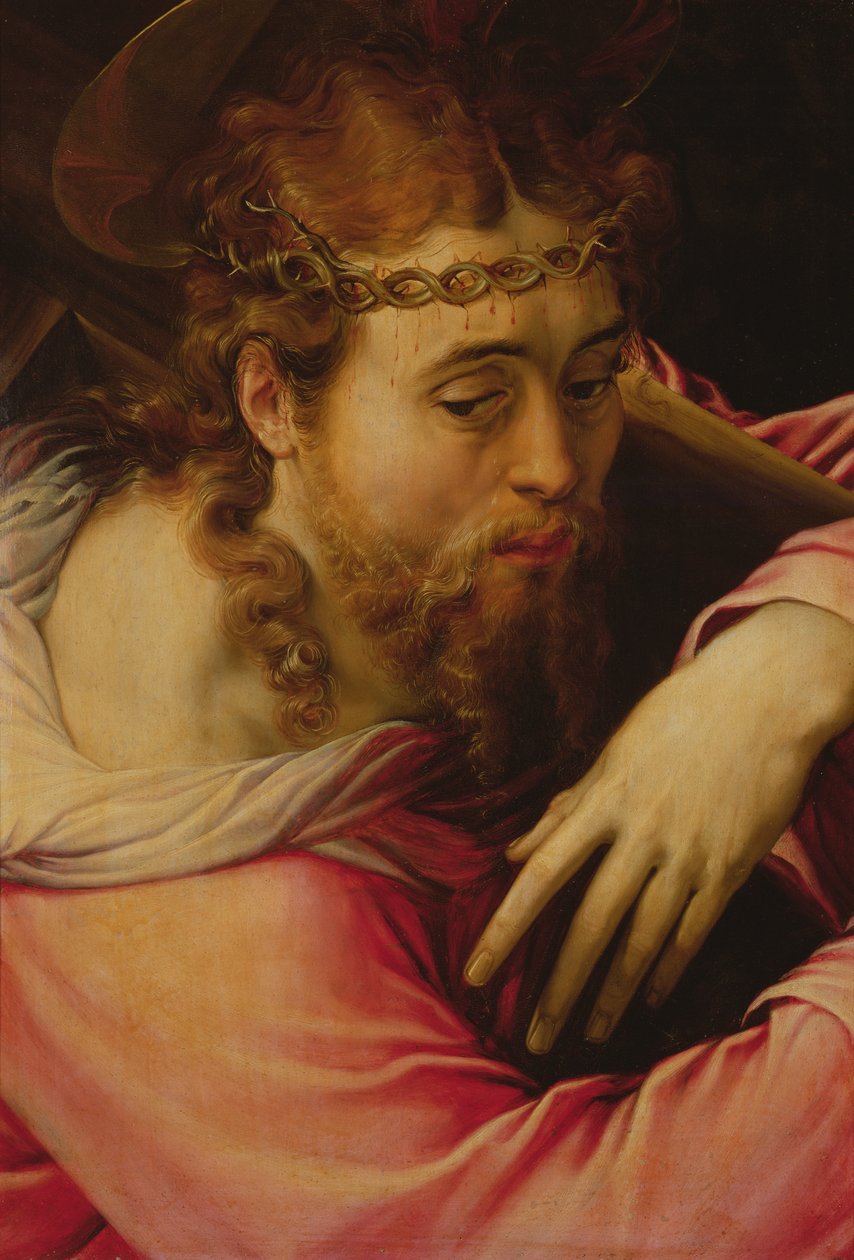 Haç Taşıyan İsa by Francesco de Rossi Salviati Cecchino