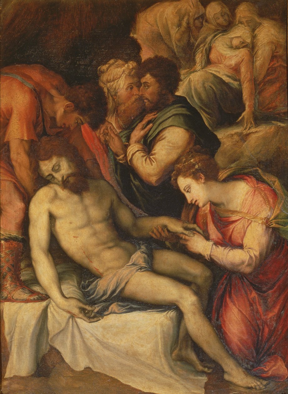 İsa'nın tahttan indirilmesi by Francesco de Rossi Salviati Cecchino