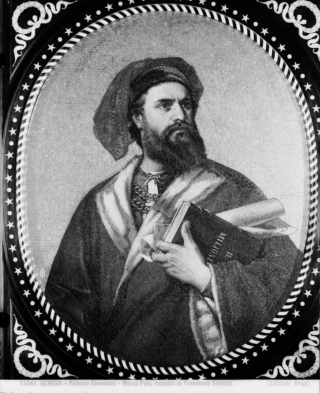Marco Polo (mozaik) by Francesco de Rossi Salviati Cecchino