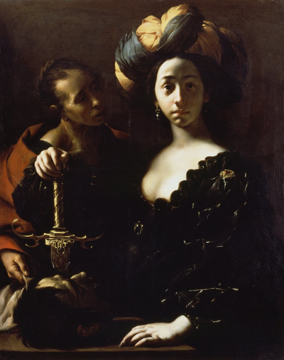 Holofernes Başkanı ile Judith by Francesco del Cairo