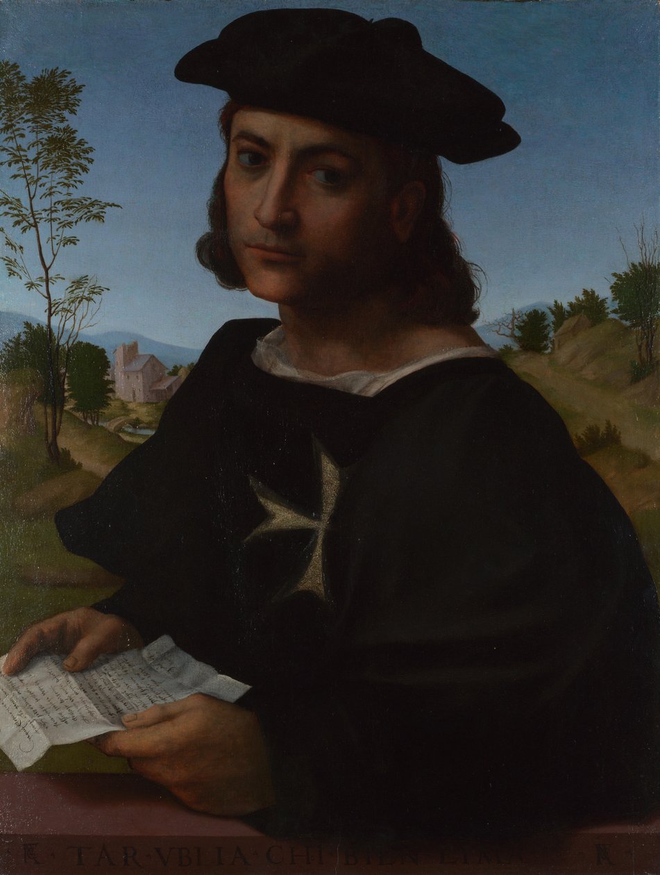 Rodos Şövalyesinin Portresi, 1514 by Francesco di Cristofano Franciabigio