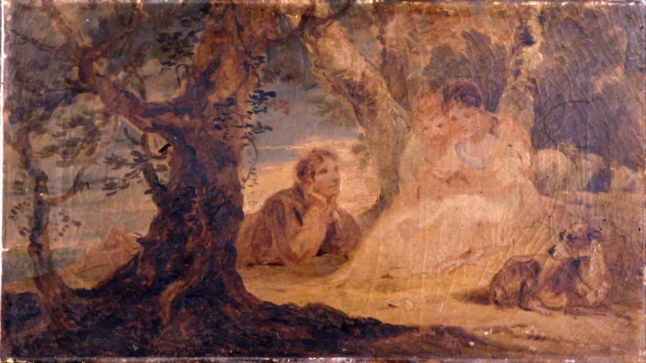 Manzaradaki Figürler by Francis Bourgeois