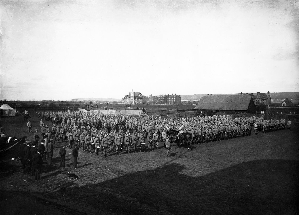 Queens Westminster Tüfek Gönüllüleri (13. Middlesex), 1890 dolayları by Francis G. O. Stuart