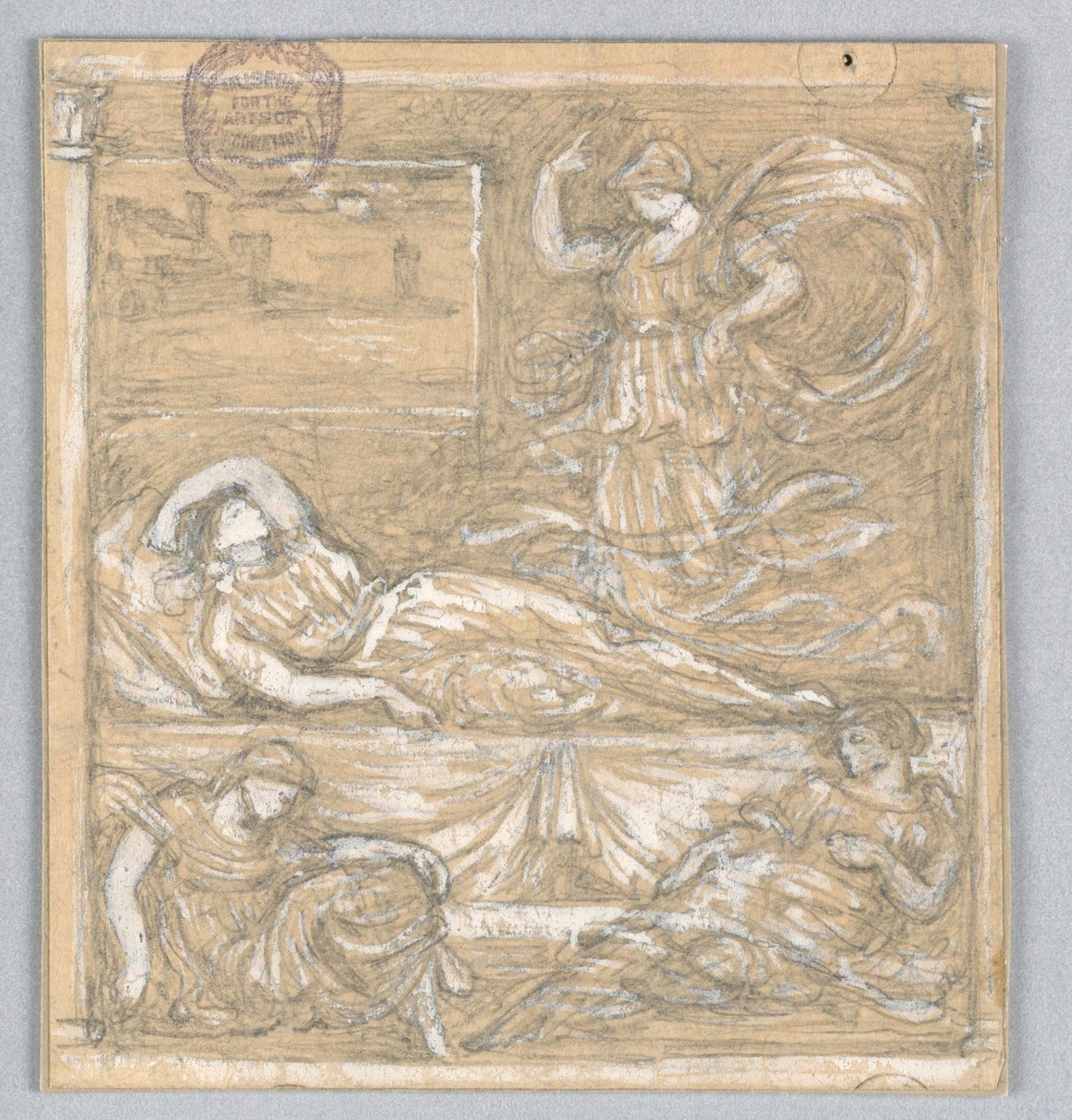 klasik sahne by Francis Augustus Lathrop