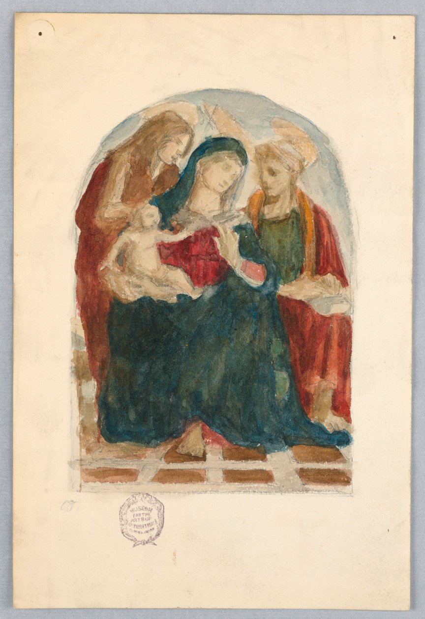 madonna ve çocuk by Francis Augustus Lathrop