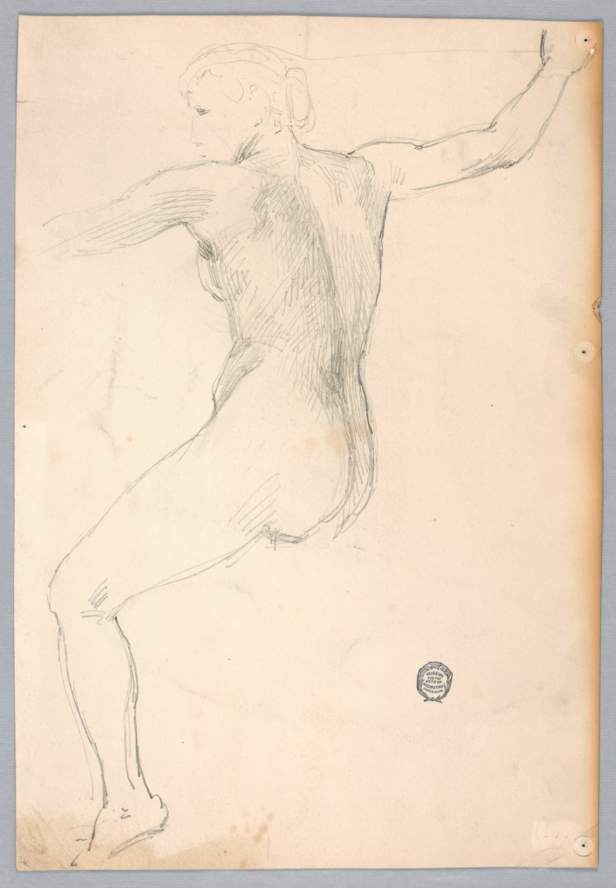 "Gece" için eskiz by Francis Augustus Lathrop