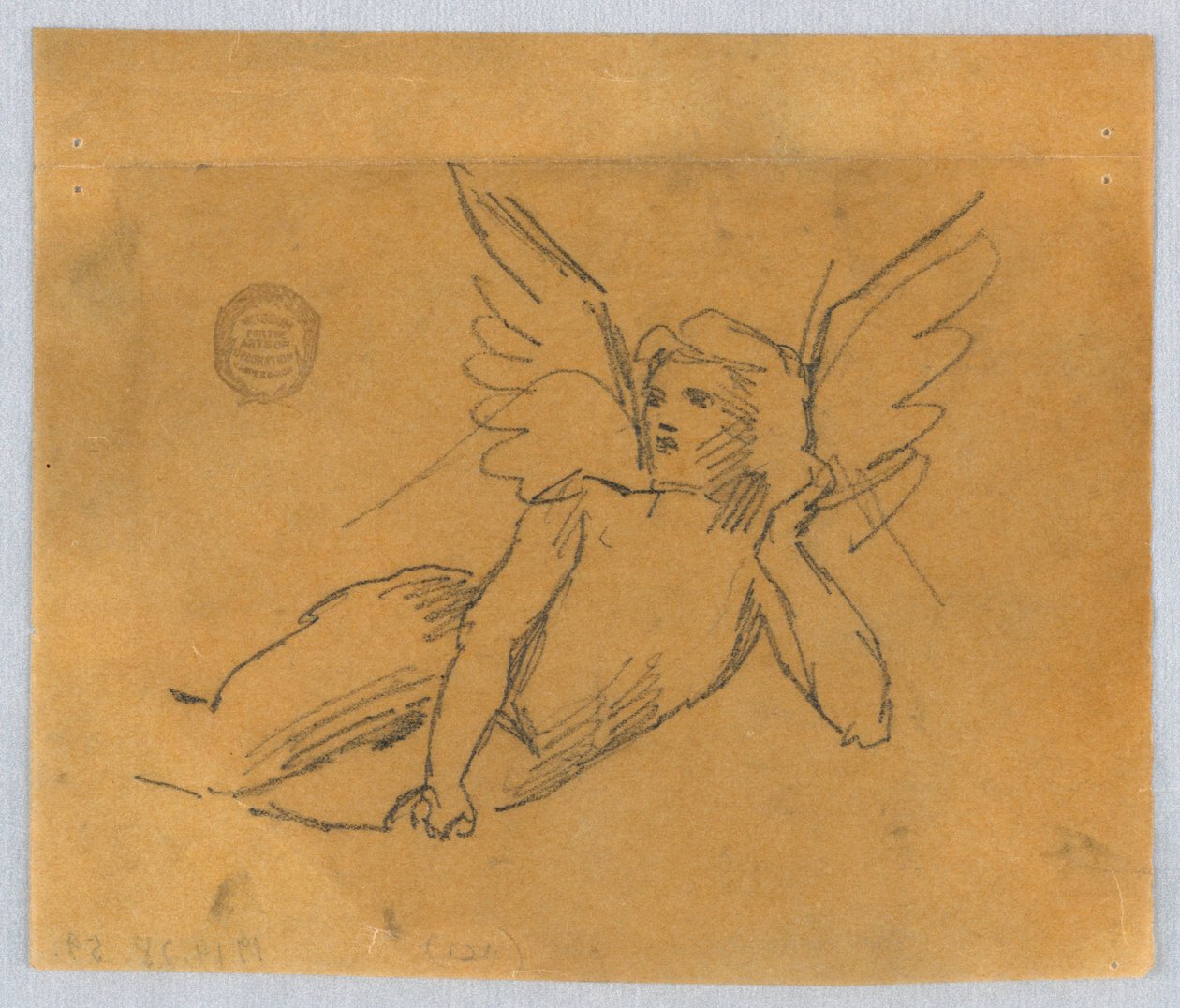 Putto için Kroki by Francis Augustus Lathrop