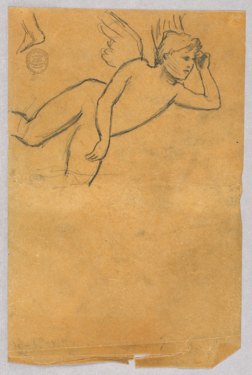Putto için Kroki by Francis Augustus Lathrop