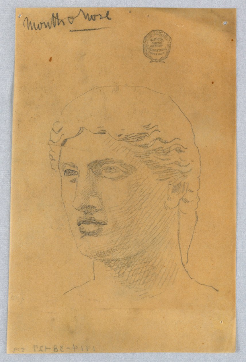 Gençlik Kafasının Kroki by Francis Augustus Lathrop