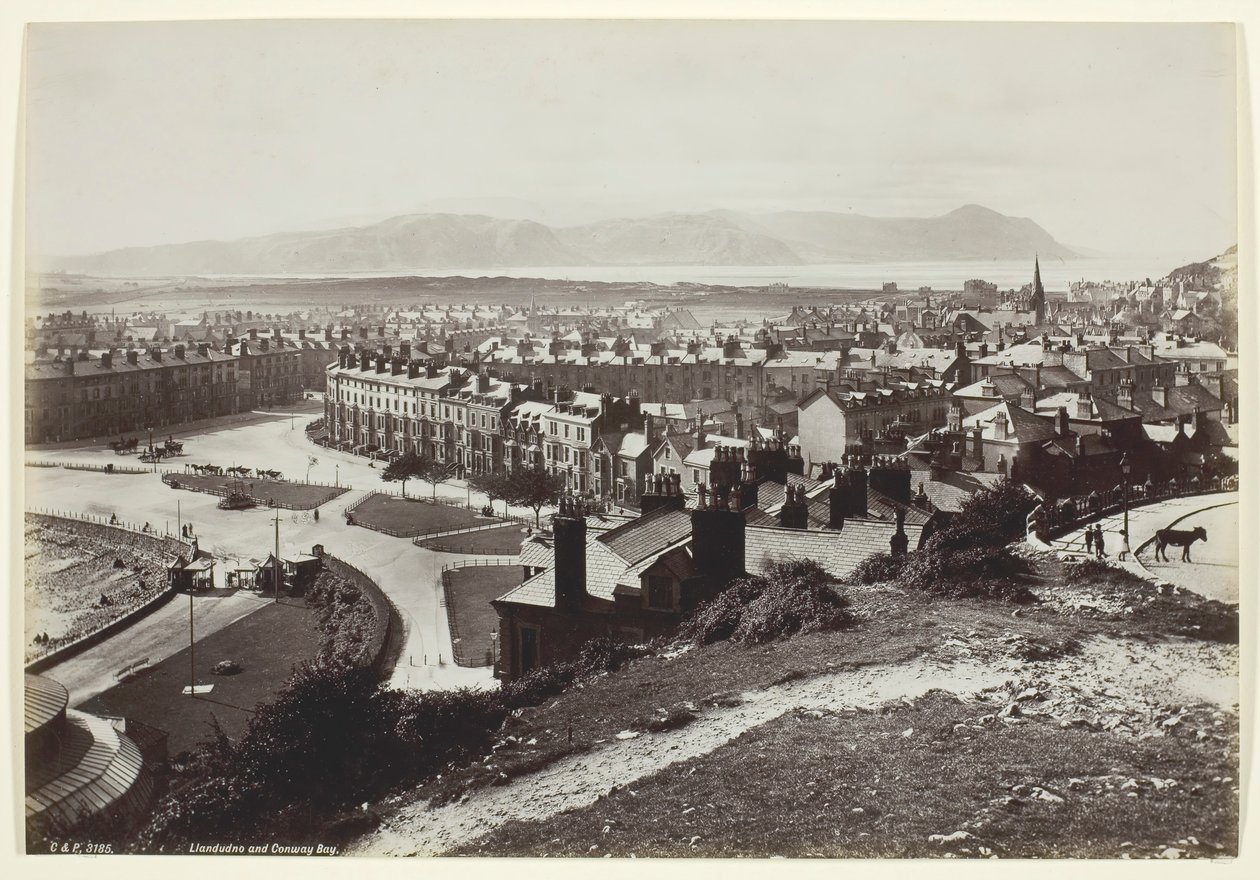 Llandudno ve Conway Körfezi, 186094. by Francis Bedford