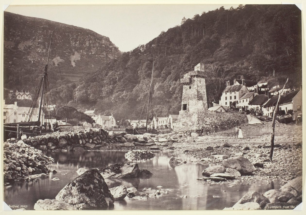 Denizden Lynmouth by Francis Bedford