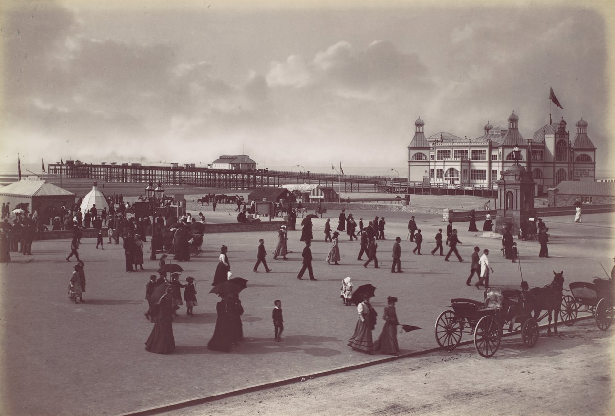 Rhyl. Pavilion ve İskele, 1870