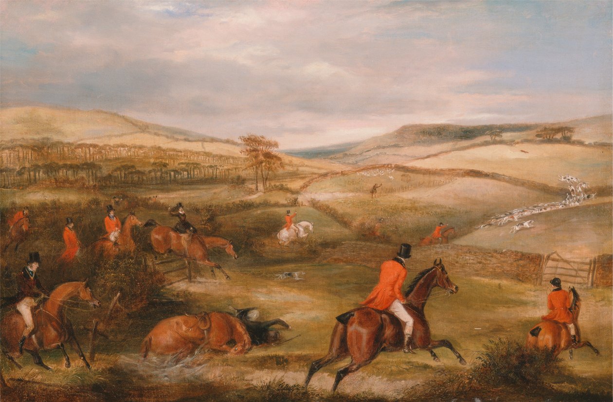 Berkeley Avı, 1842: Kovalamaca by Francis Calcraft Turner