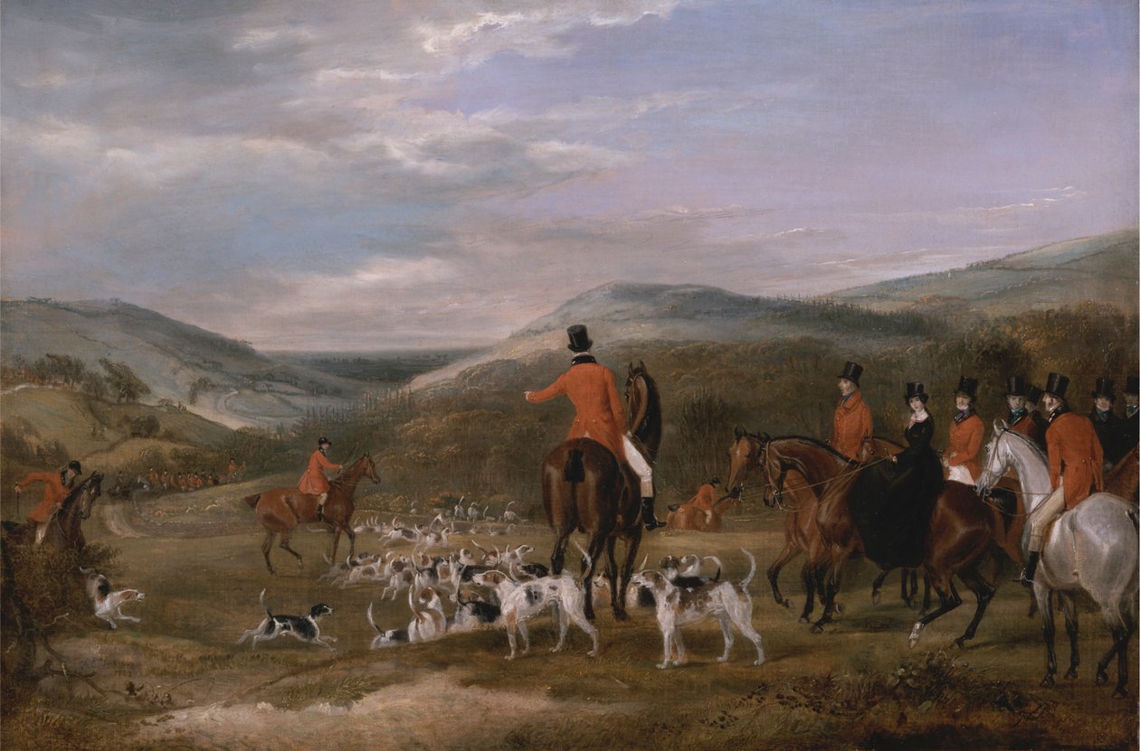 Berkeley Avı, 1842: Buluşma by Francis Calcraft Turner