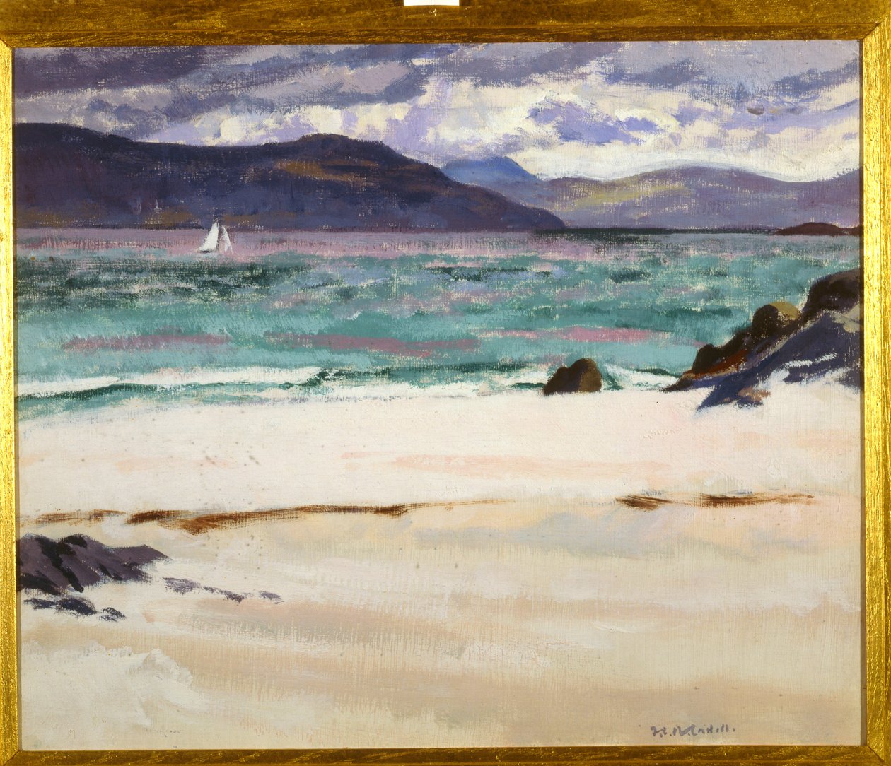 Iona, c.1926 (panelde yağ) by Francis Campbell Boileau Cadell