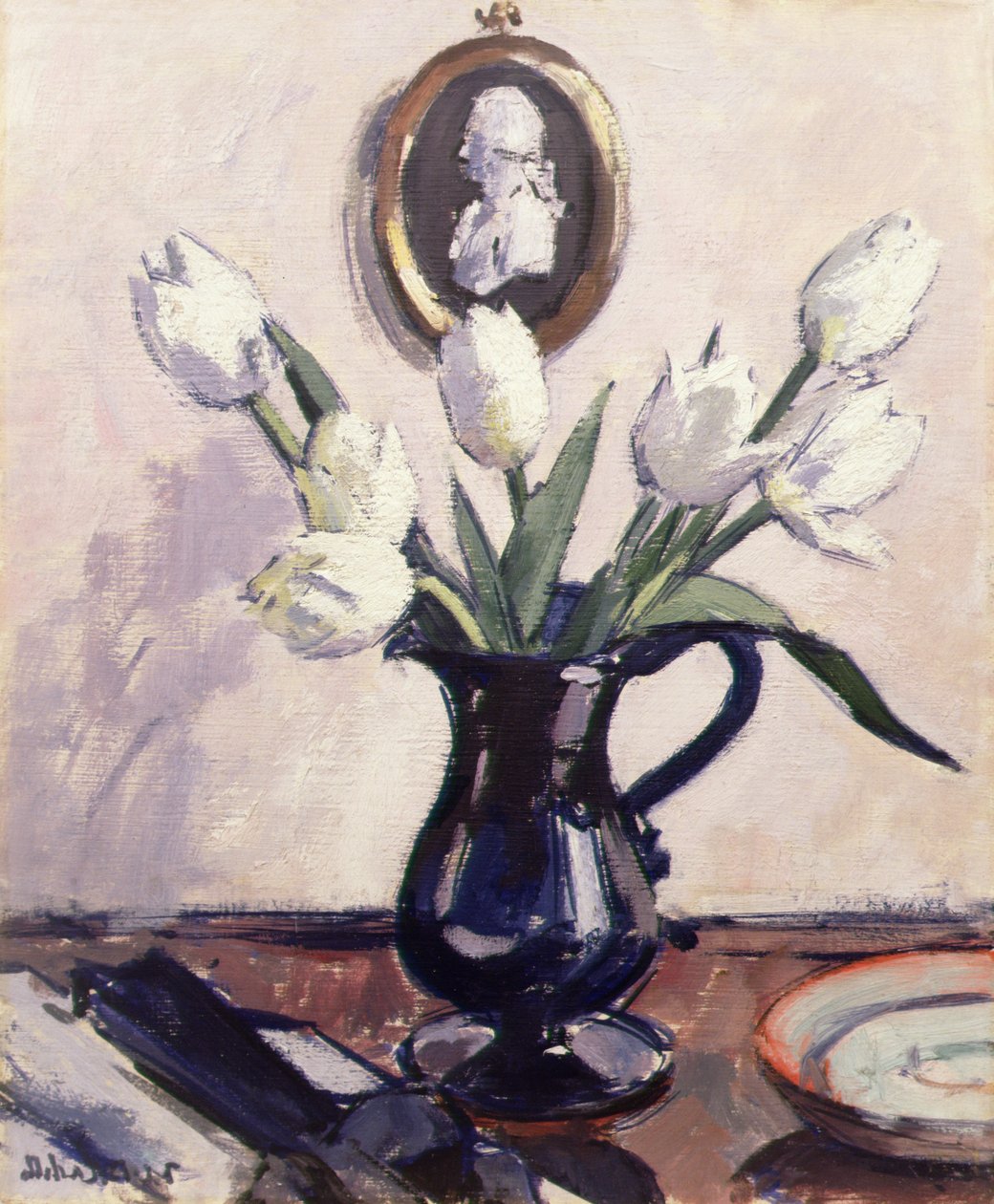 Laleler, c.1920 (panel üzerine yağlı boya) by Francis Campbell Boileau Cadell