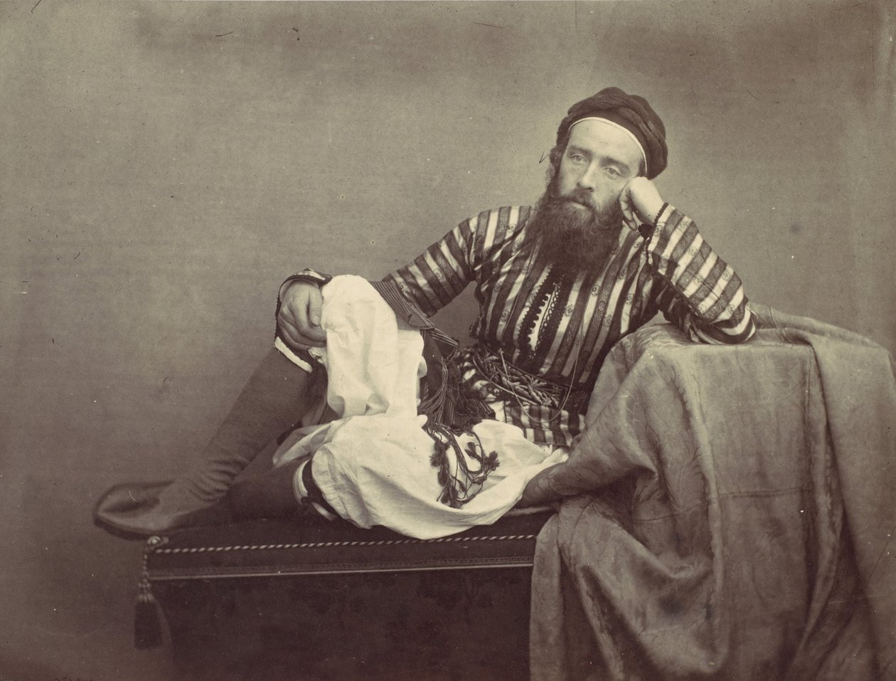 Portre, Türk Yaz Kostümü, 1857. by Francis Frith