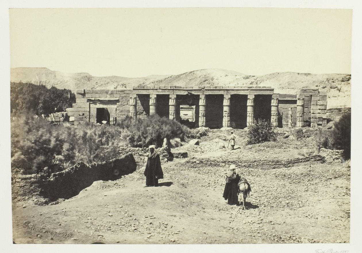 Goorneh Tapınağı, Thebes by Francis Frith