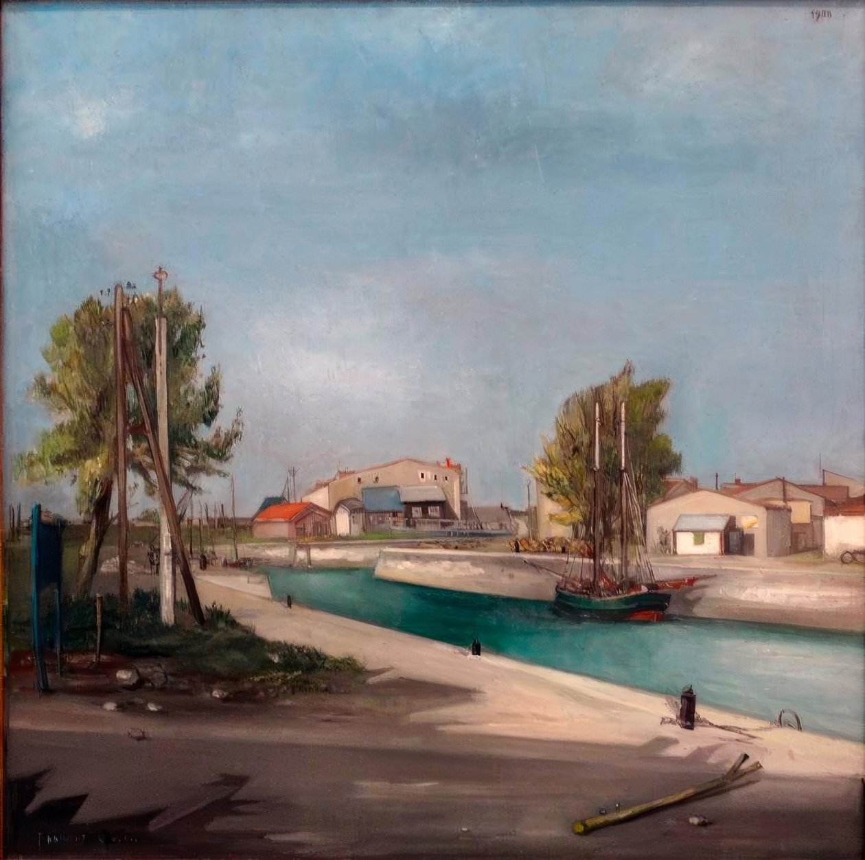 Ile de Ré manzarası by Francis Gruber