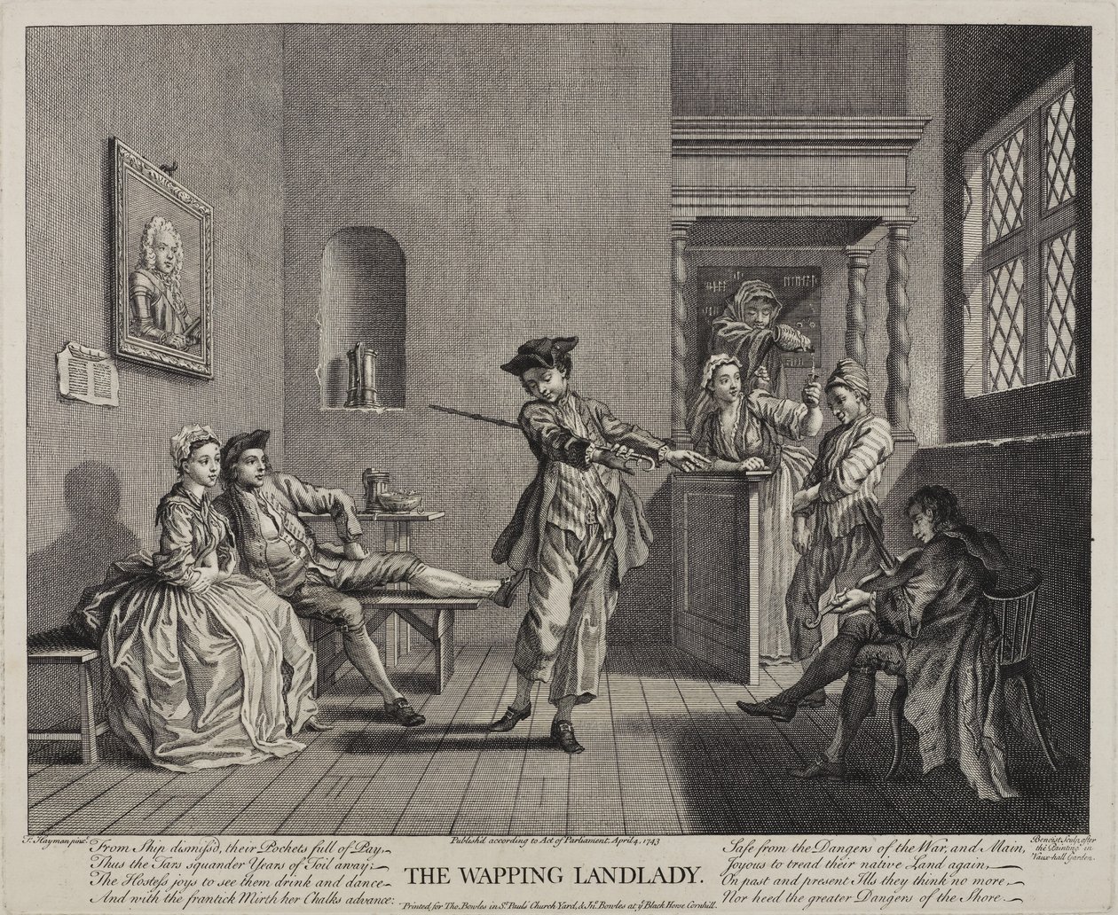 Wapping Ev Sahibi, 1743 by Francis Hayman