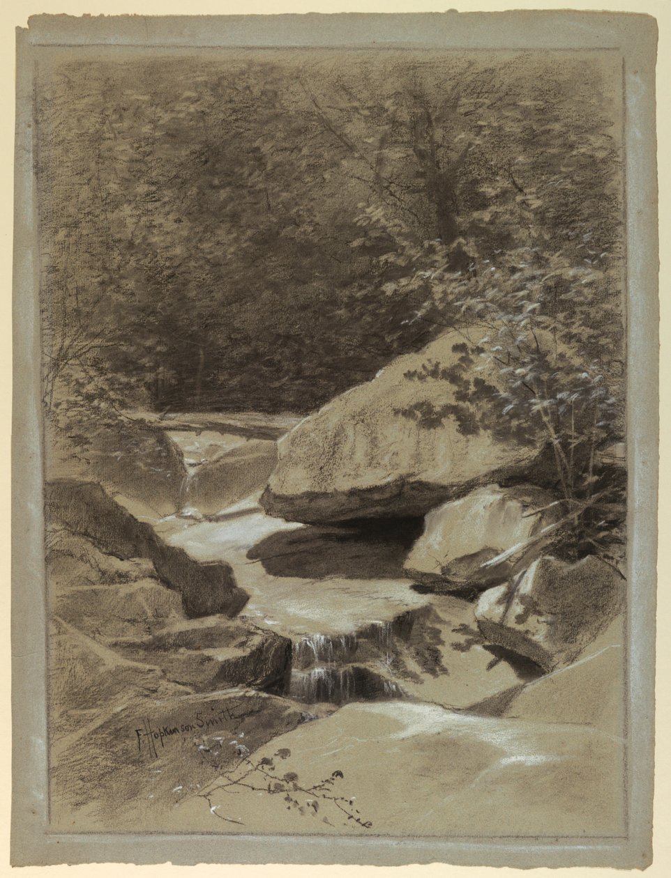 Bir Dağ Deresi by Francis Hopkinson Smith