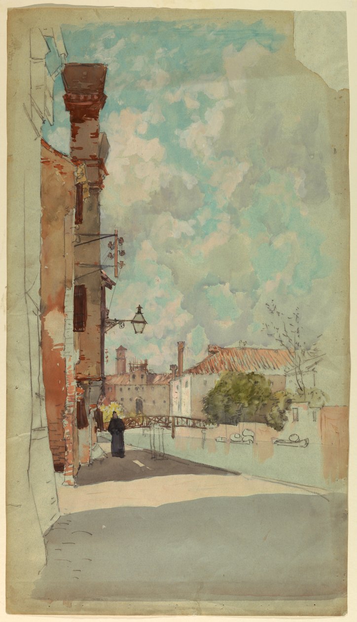 Kanal, Venedik, İtalya by Francis Hopkinson Smith