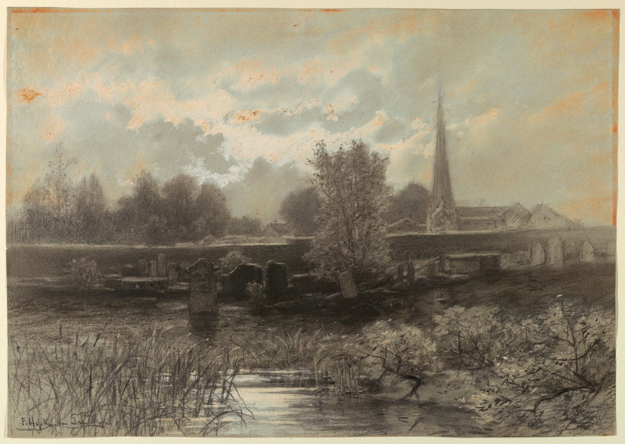 mezarlık by Francis Hopkinson Smith