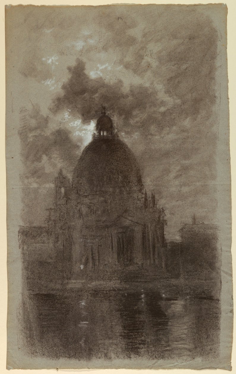 Santa Maria della Salute, Venedik, İtalya by Francis Hopkinson Smith