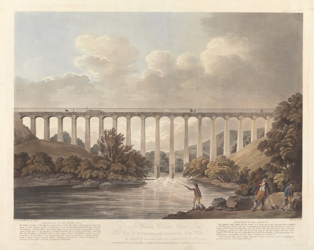 Pontysyllte Su Kemeri, Kuzey Galler by Francis Jukes