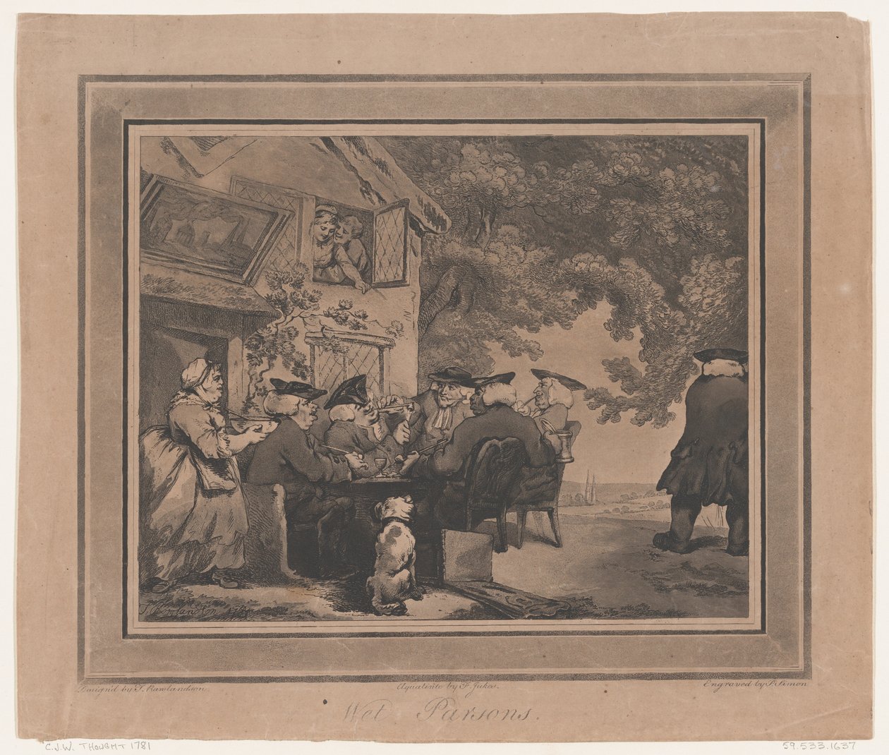 Islak Parsons, 1785., 1785 by Francis Jukes