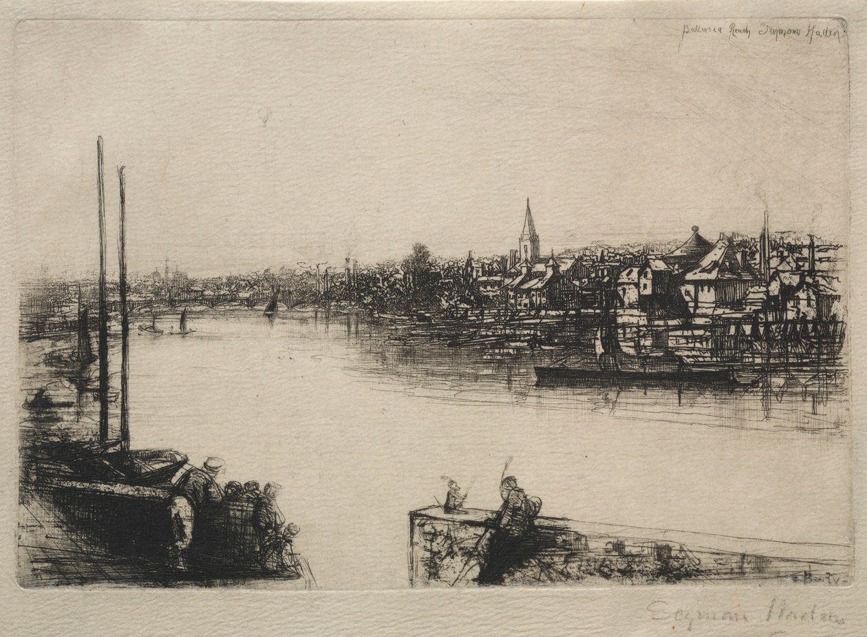 Battersea Erişimi, 1843. by Francis Seymour Haden
