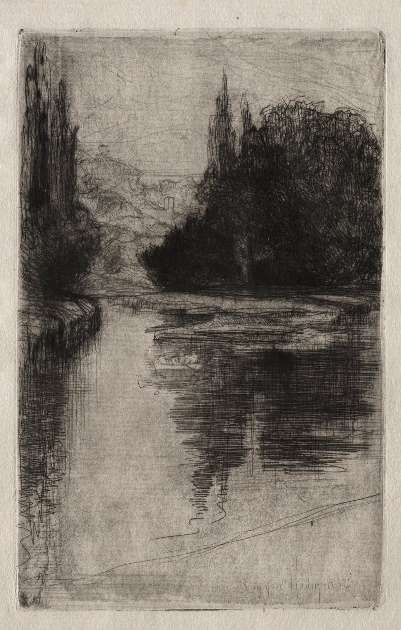 Akşam by Francis Seymour Haden
