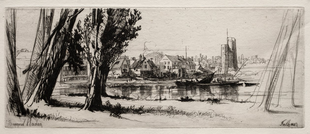 Fulham by Francis Seymour Haden