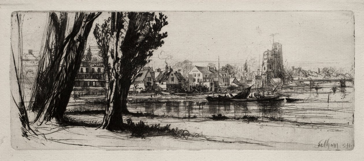 Fulham. by Francis Seymour Haden