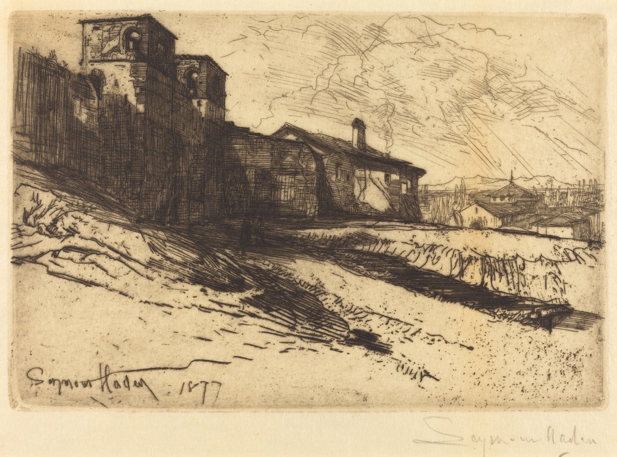 acımasız İspanya by Francis Seymour Haden