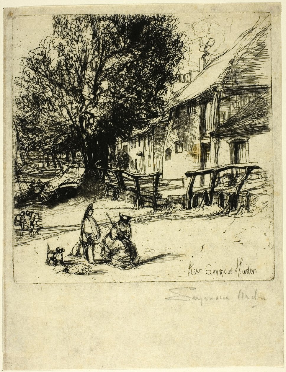 Kew Tarafı, Bir Parça by Francis Seymour Haden