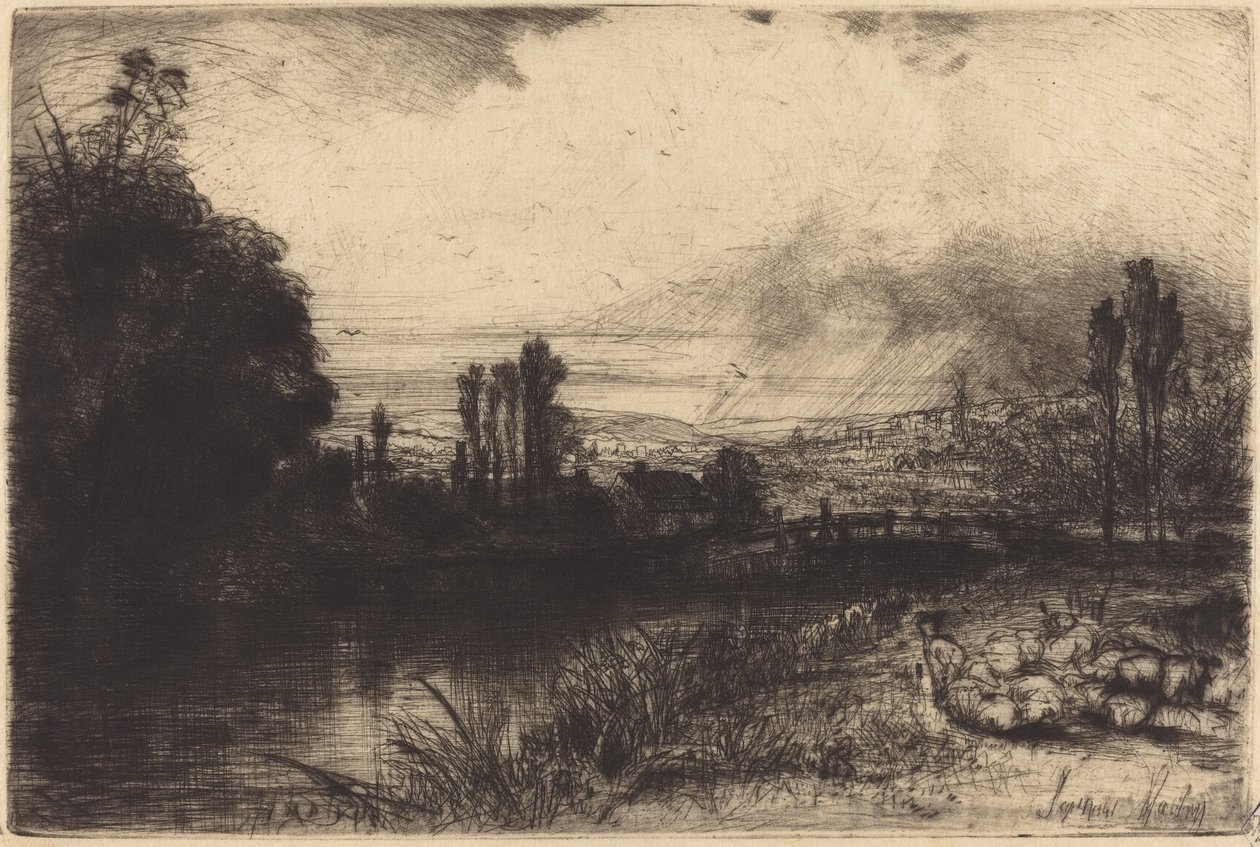 Testte by Francis Seymour Haden