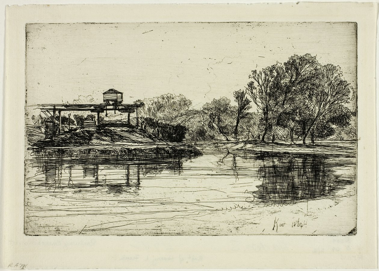 Demiryolu tecavüzü by Francis Seymour Haden