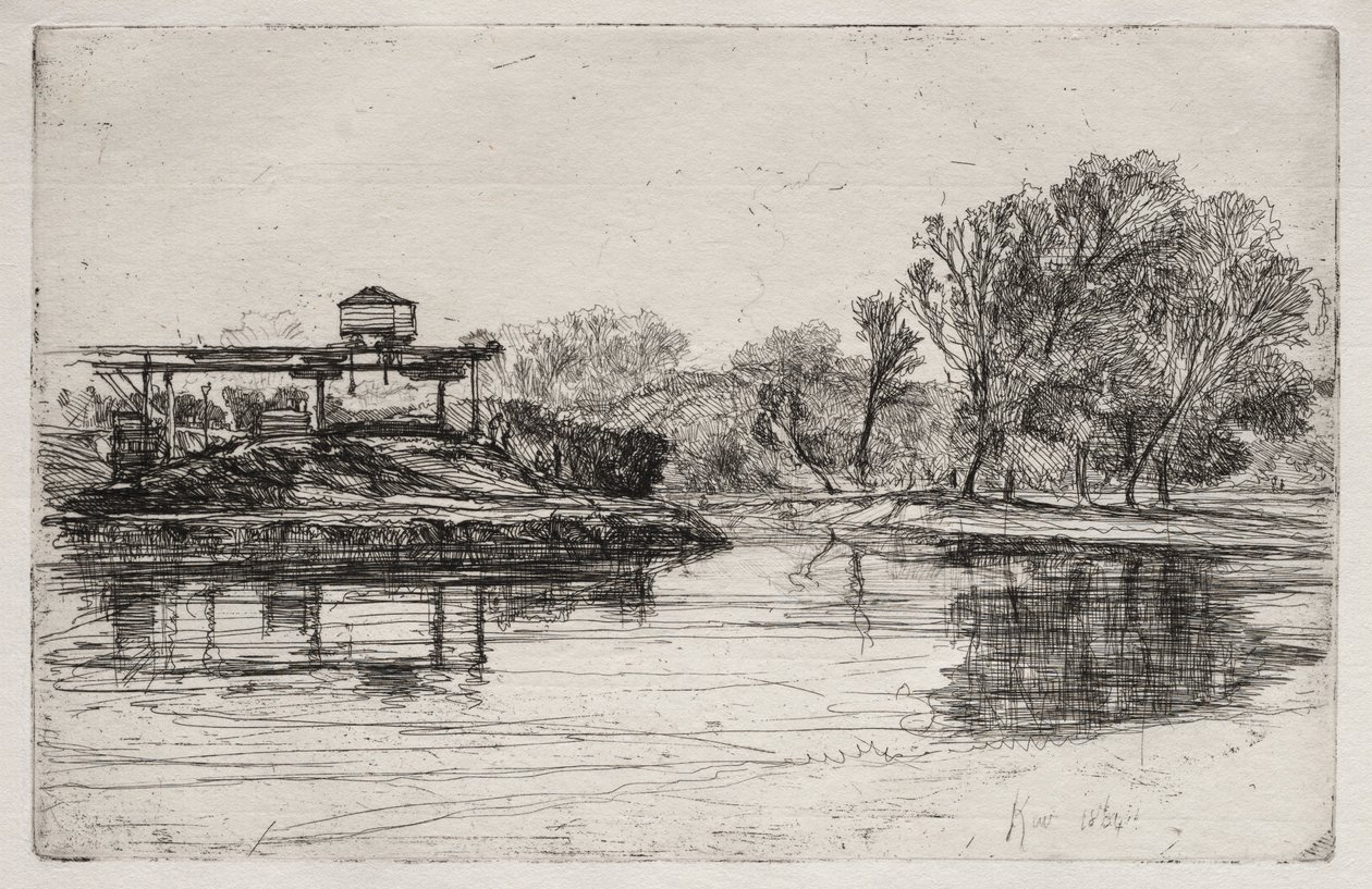Demiryolu tecavüzü, 1864. by Francis Seymour Haden