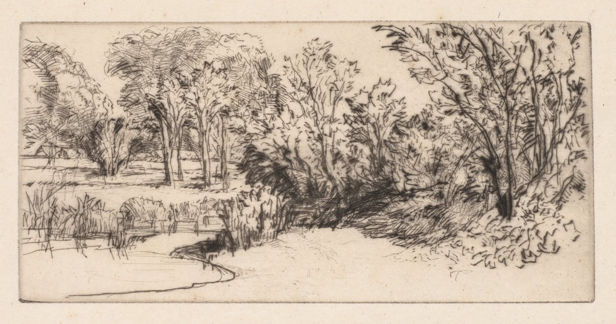 Küçük Longparish, 1896. by Francis Seymour Haden