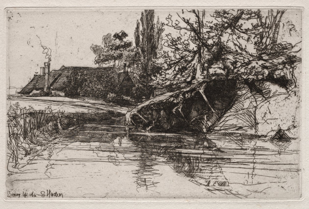 Hendek Evi by Francis Seymour Haden