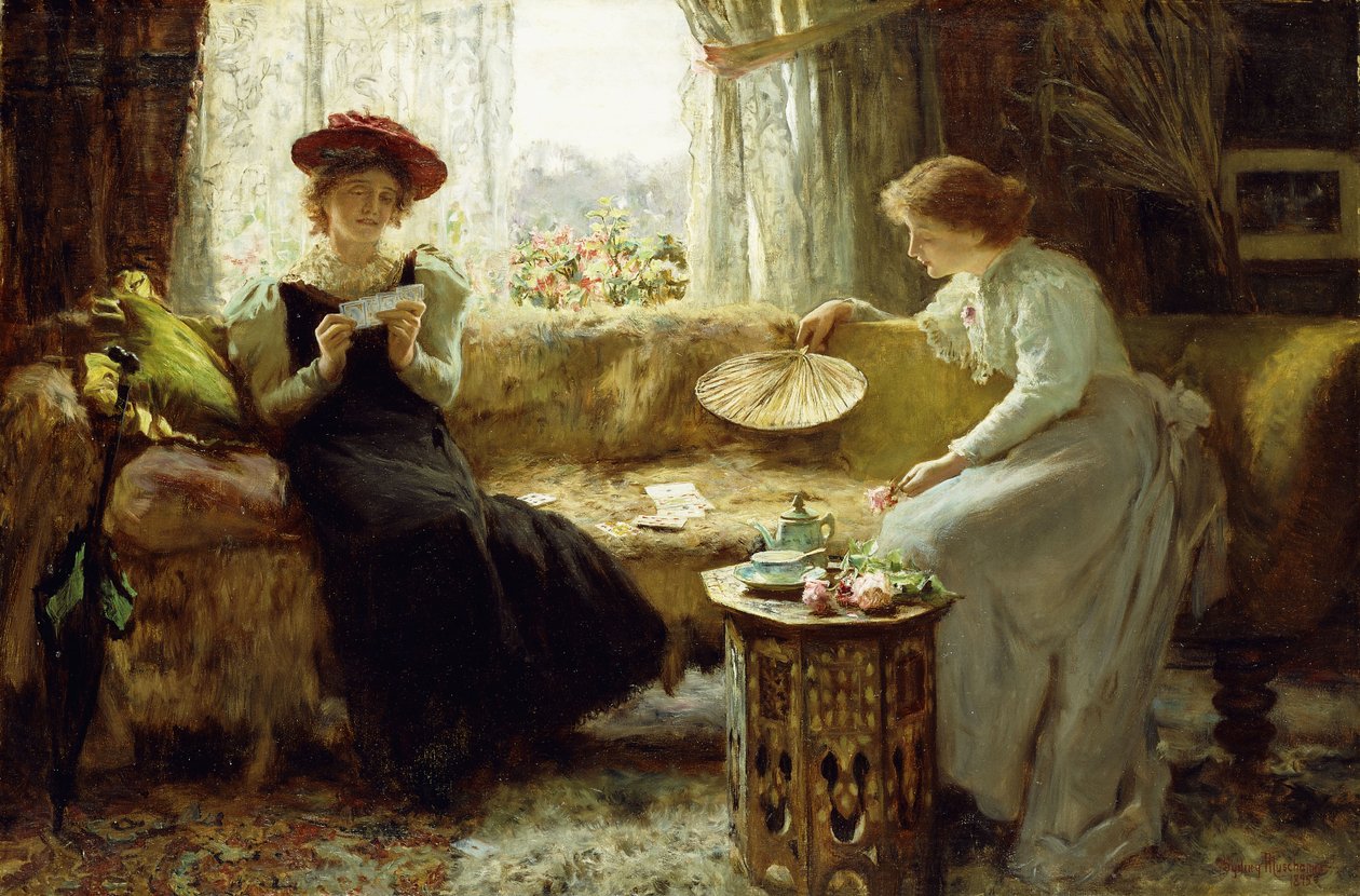 Fal bakmak by Francis Sydney Muschamp