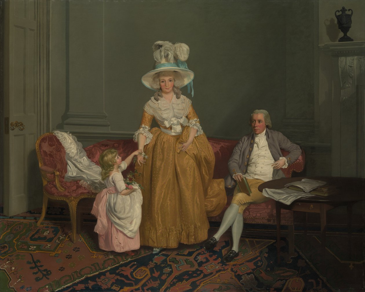 Saithwaite Ailesi, ca. 1785. by Francis Wheatley