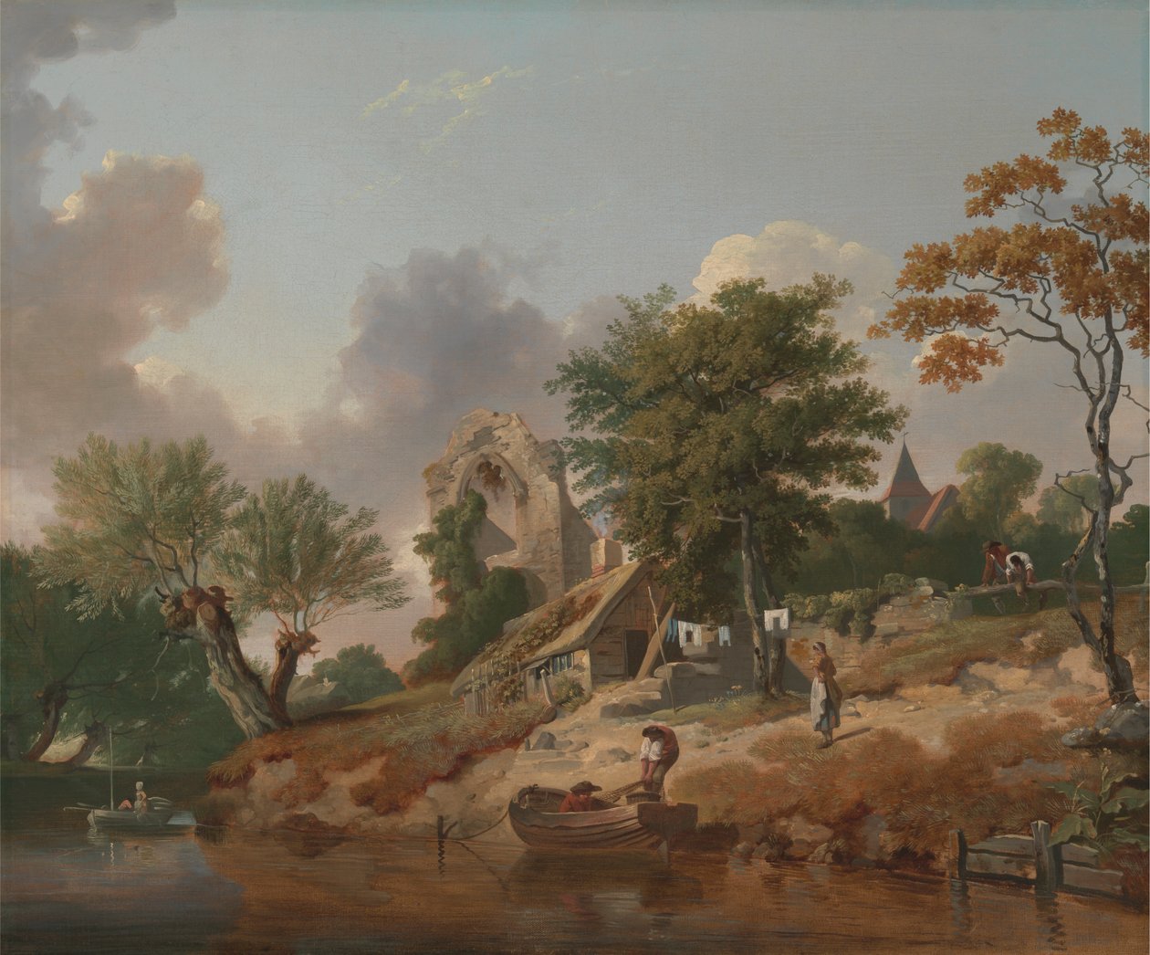 Medway'de görüntüle by Francis Wheatley
